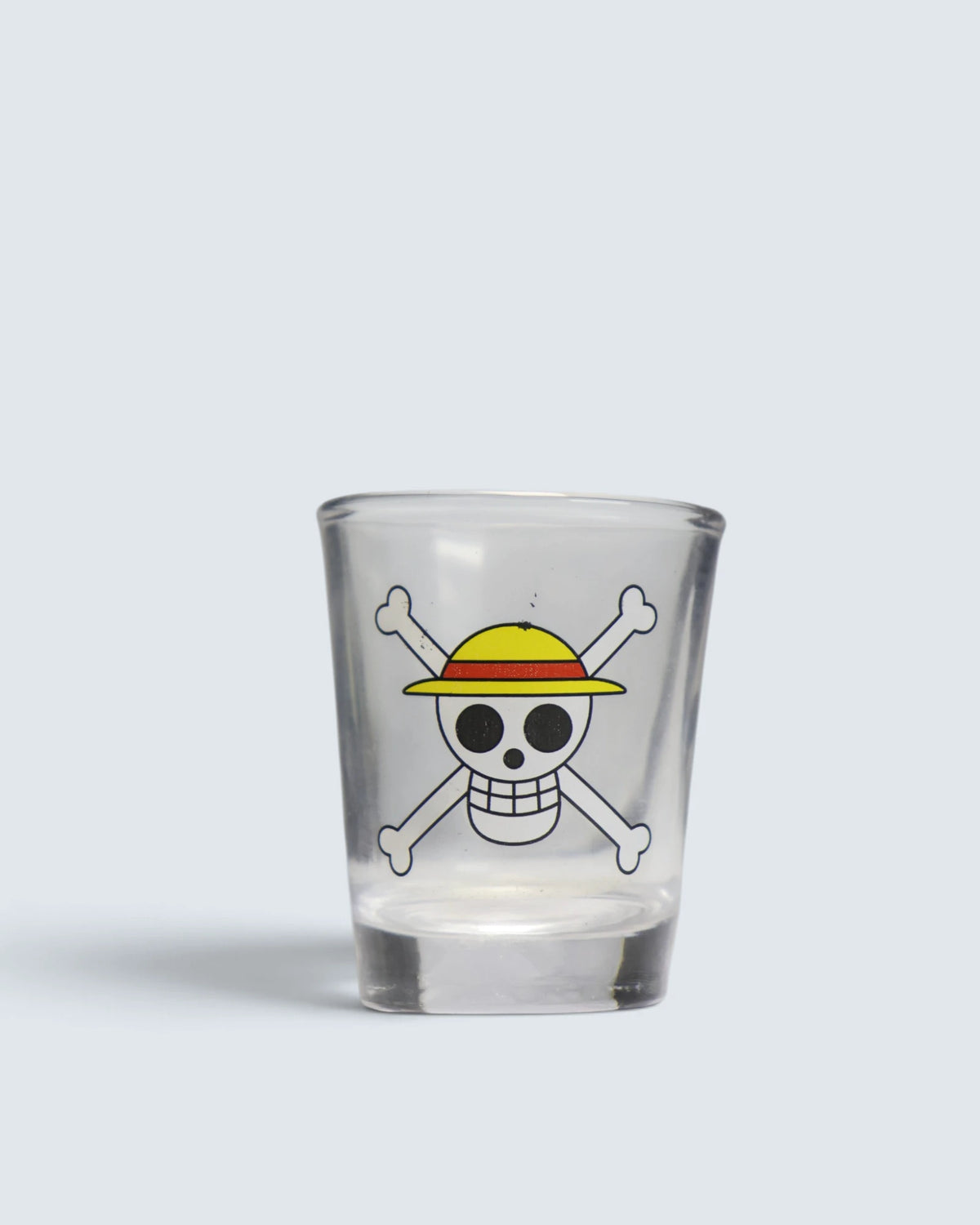 One Piece Straw Hat Pirates Jolly Roger Glass Shot Glass
