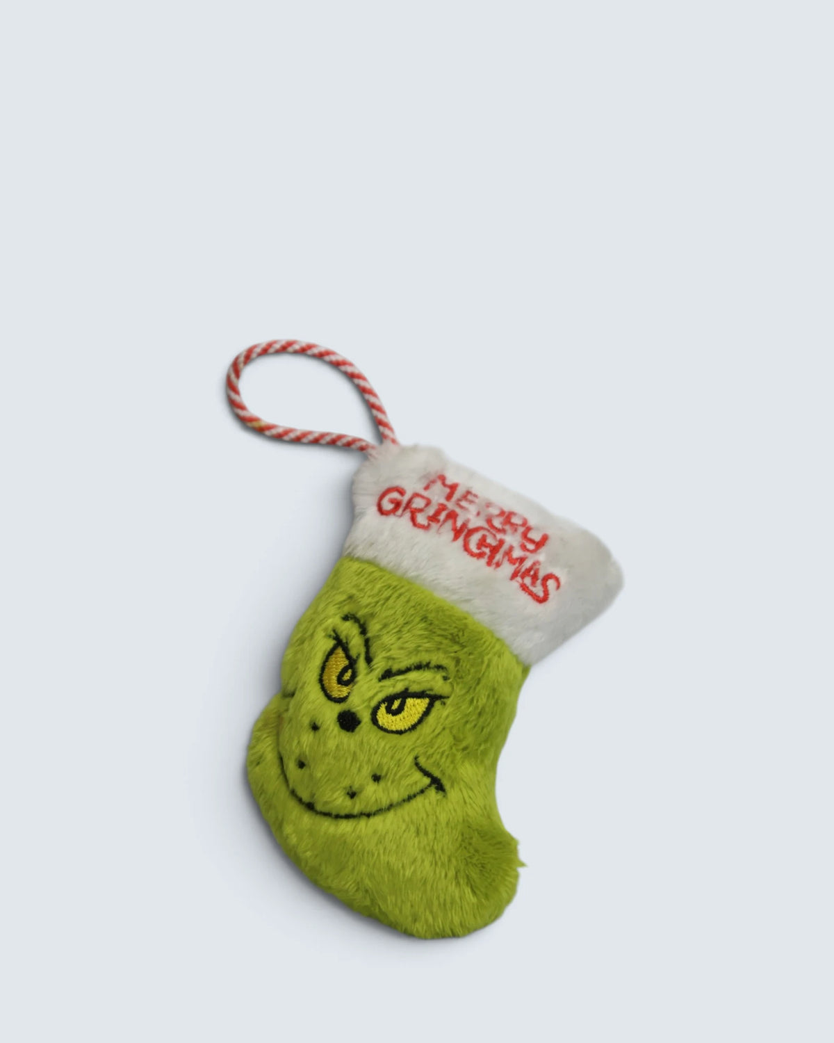 Dr. Seuss The Grinch "Merry Grinchmas" Plush Christmas Stocking Ornament