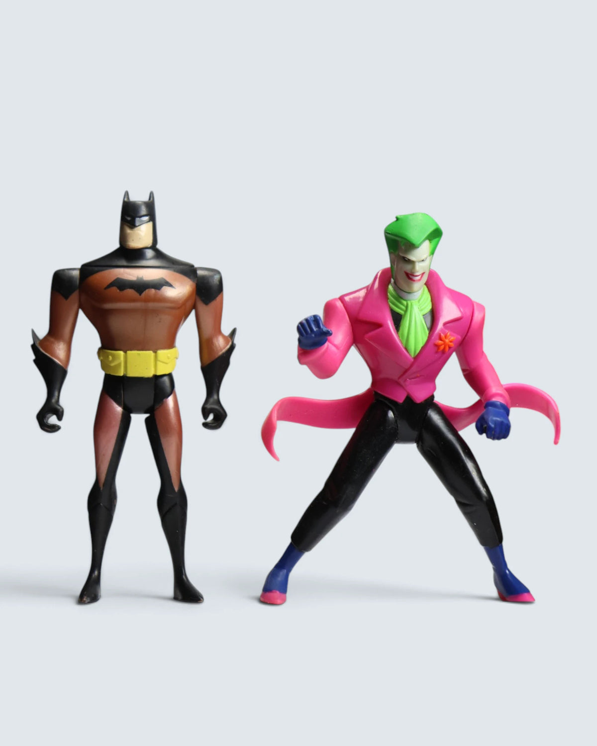 Vintage 1990s Kenner DC Comics Batman The Animated Series - Batman & The Joker 2-Figure Set