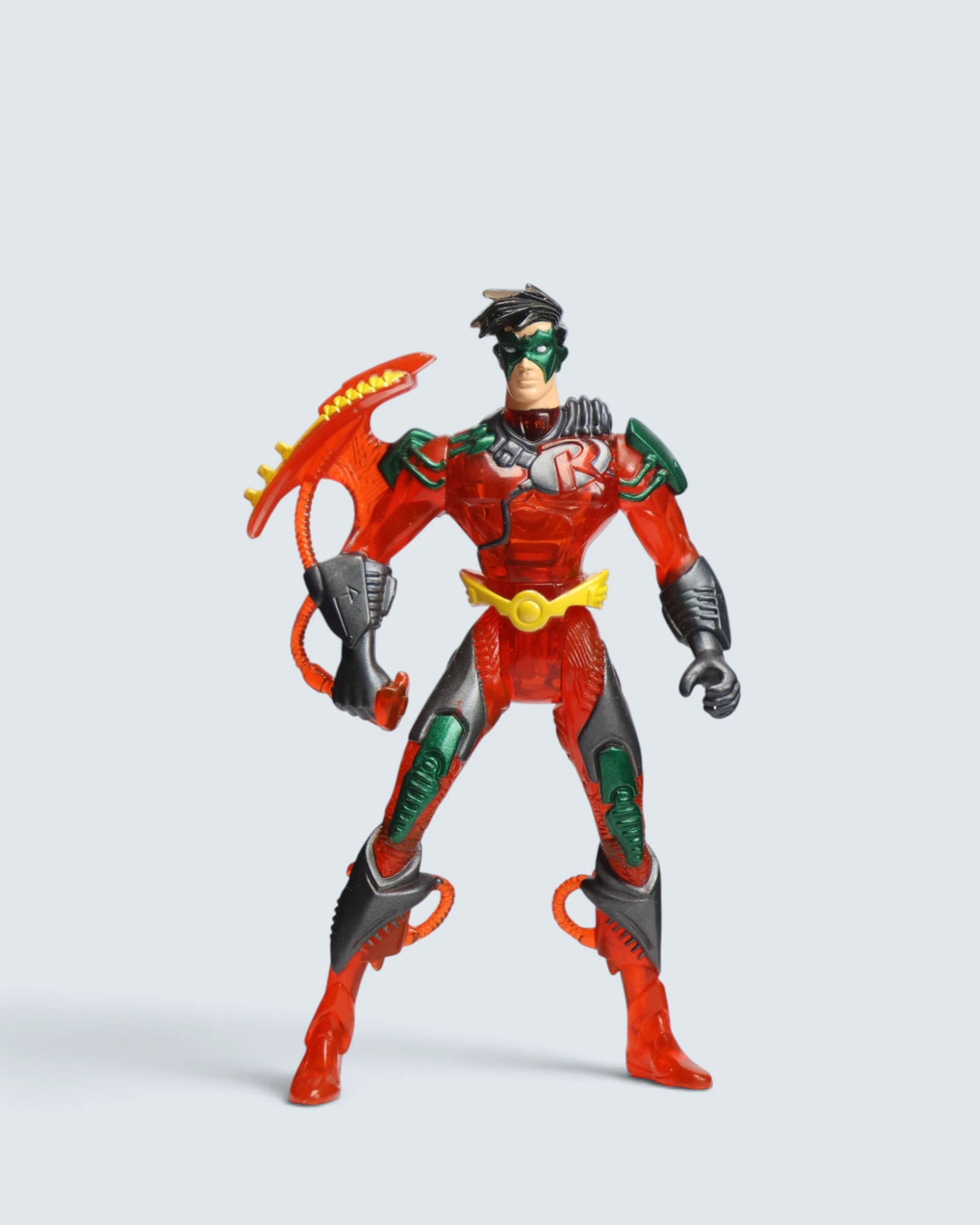 Vintage 1990s Kenner DC Comics Batman The Animated Series Translucent Cyber-Suit Robin Action Figure Set