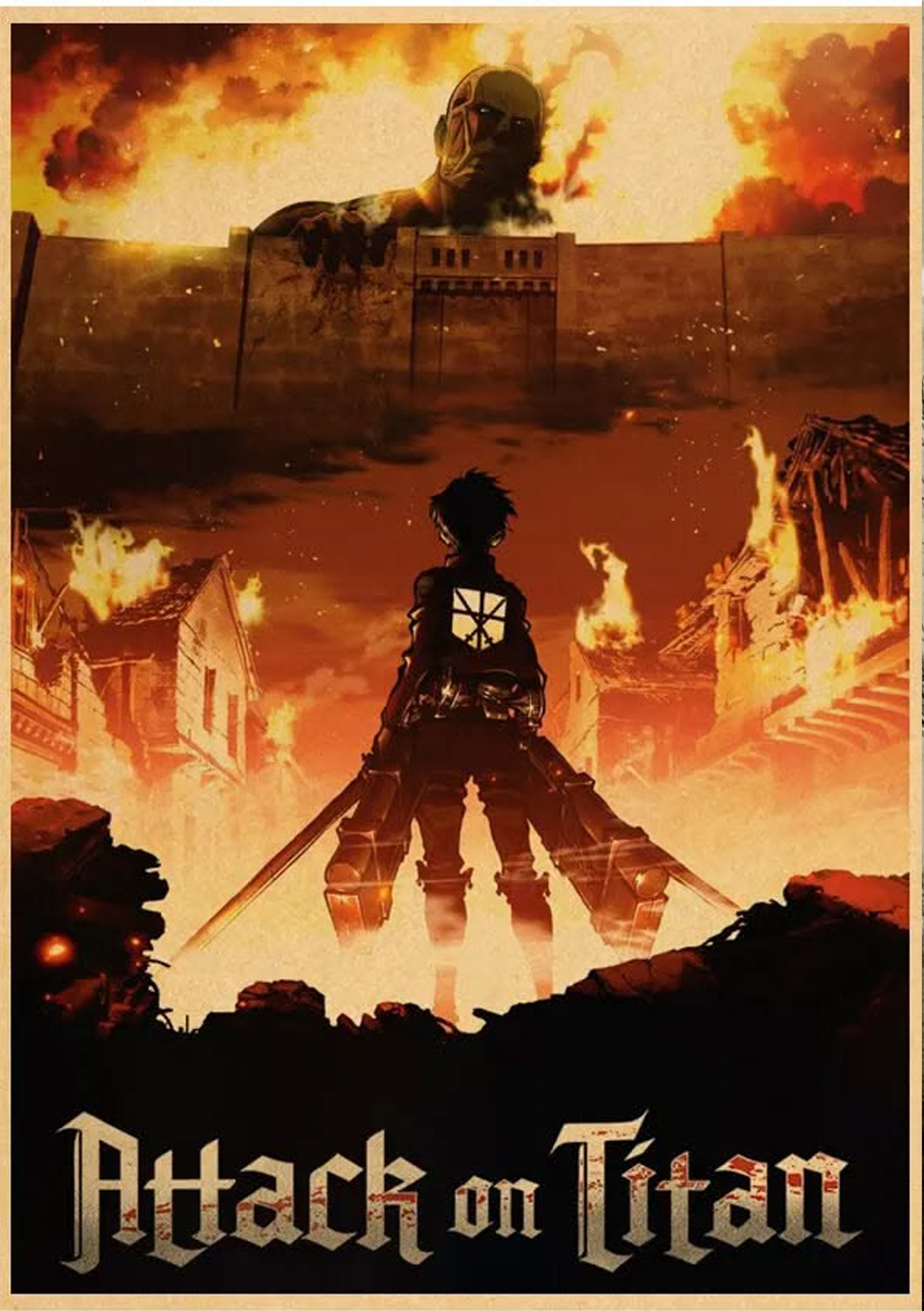 Attack on Titan "Wall Maria Invasion" Wall Poster - A5 - Matte Print