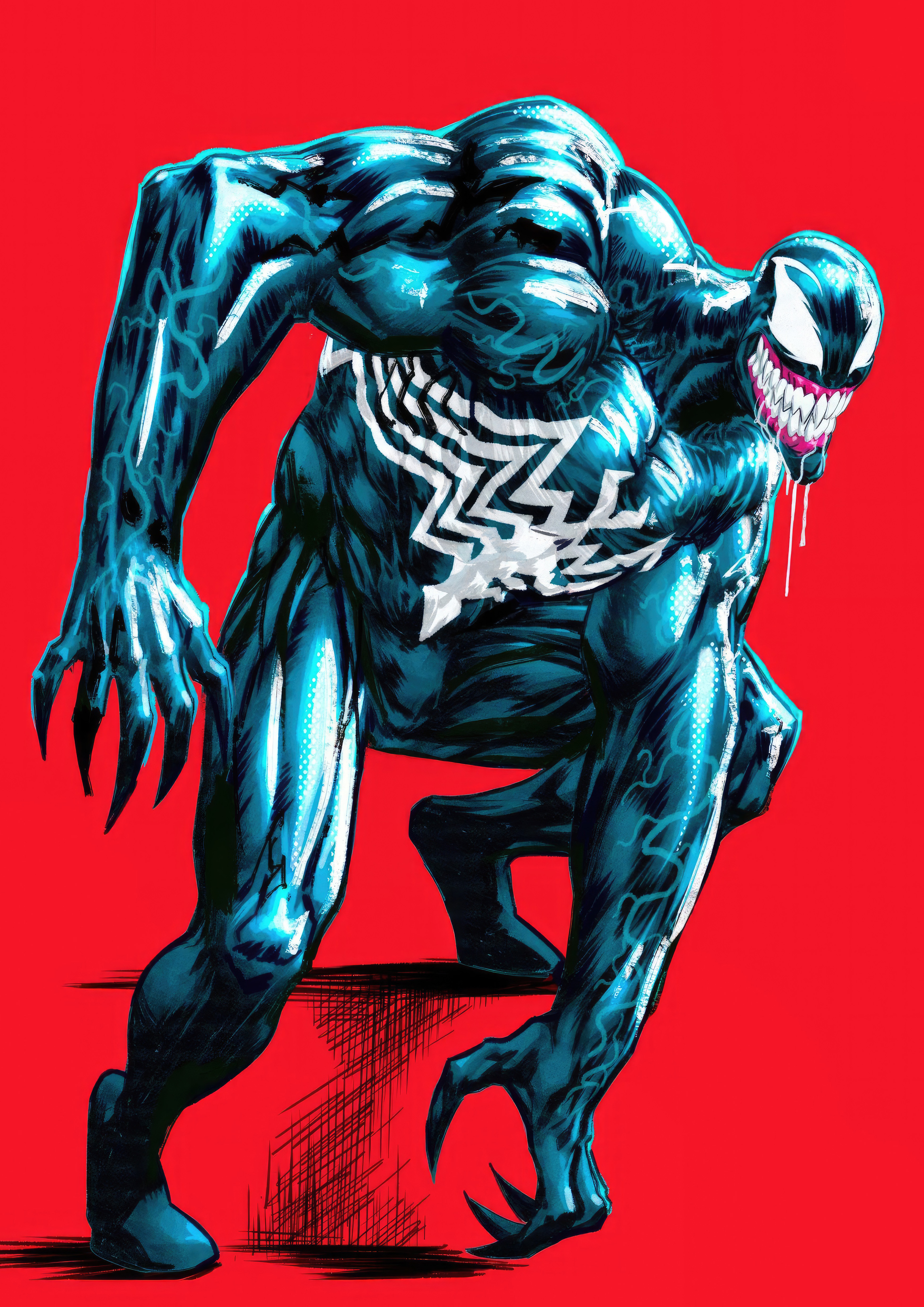 Marvel Venom "Lethal Protector" Wall Poster - A3 - Matte Print