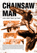 Chainsaw Man "Origins" Wall Poster - A5 - Matte Print