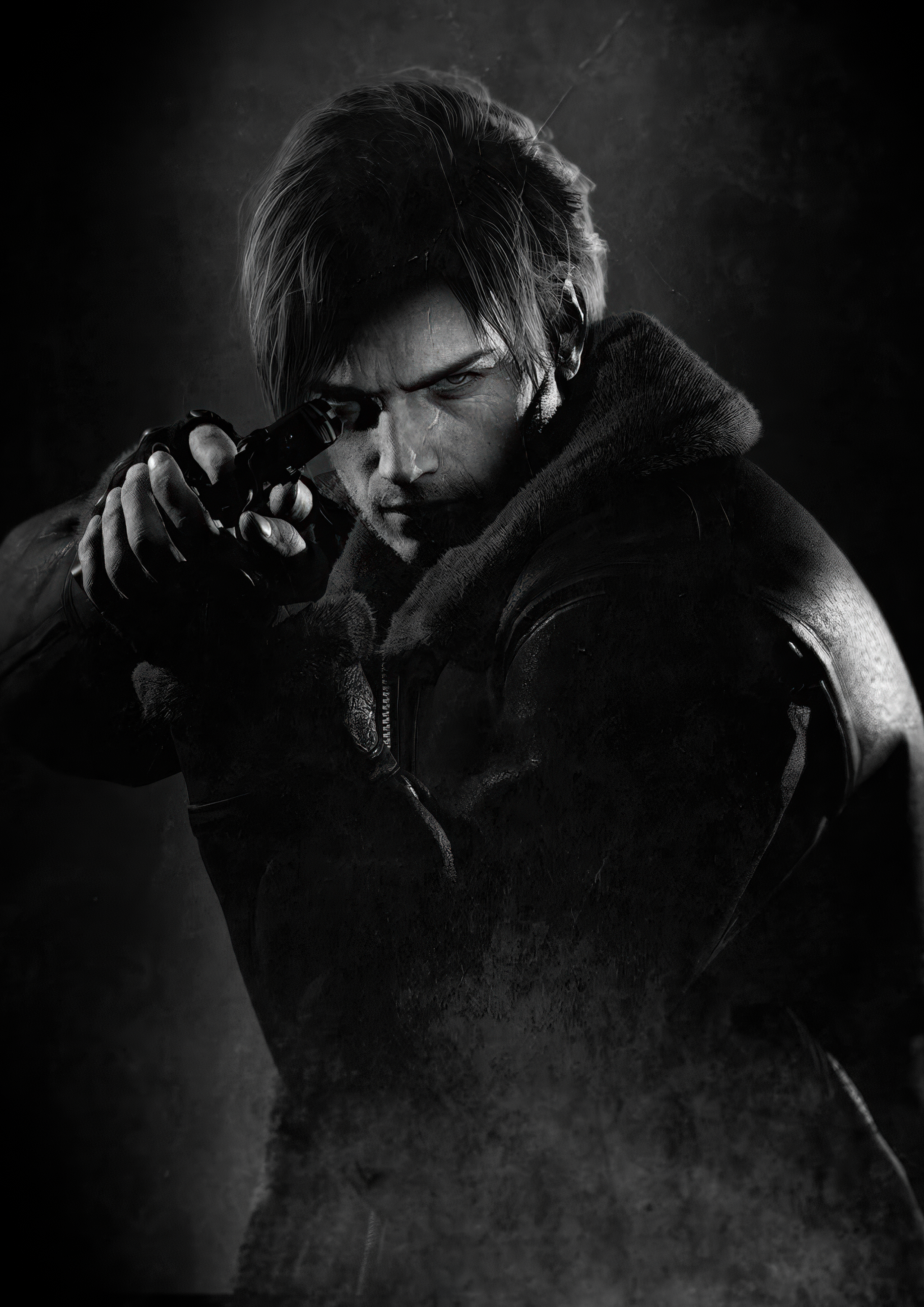 Resident Evil Leon S. Kennedy "Night Ops" Wall Poster - A4 - Matte Print