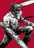 Chainsaw Man Denji Wall Poster - A5 Peel & Stick Matte Print