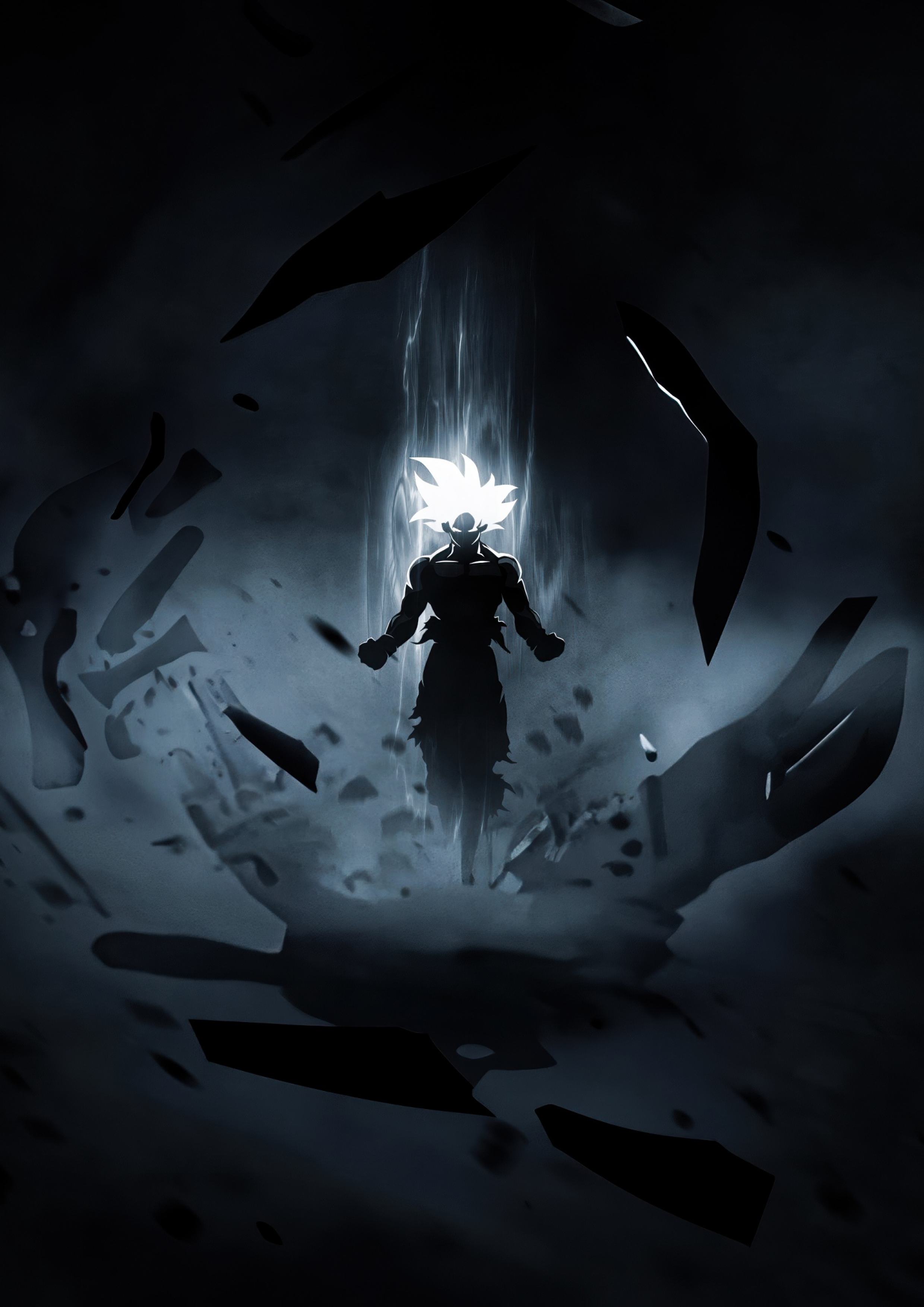 Dragon Ball Super "Ultra Instinct" Goku Wall Poster - A4 - Matte Print