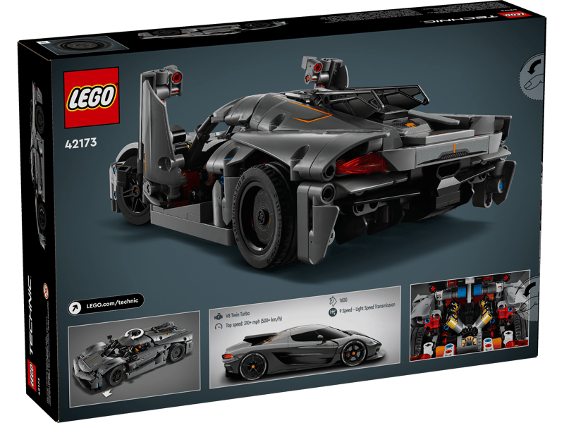 LEGO: Koenigsegg Jesko Absolut Grey Hypercar