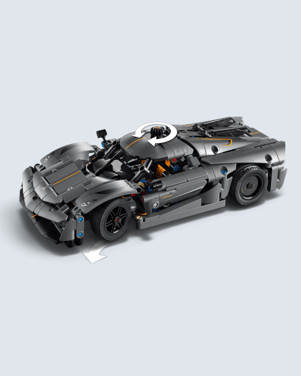 LEGO: Koenigsegg Jesko Absolut Grey Hypercar