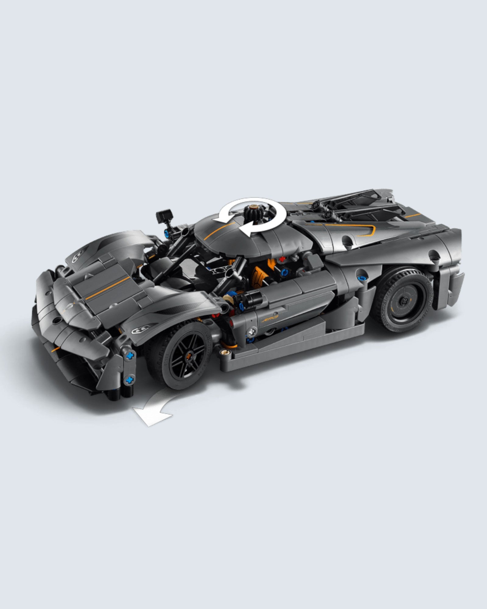 LEGO: Koenigsegg Jesko Absolut Grey Hypercar