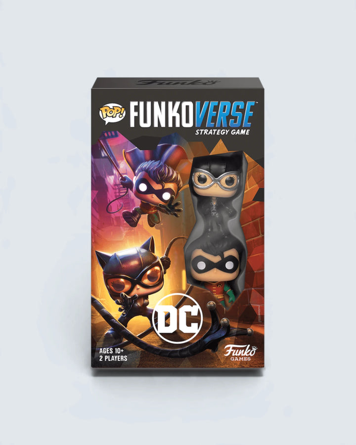 Funkoverse Strategy Game: DC 101 - Catwoman & Robin (2-Player Board Game)