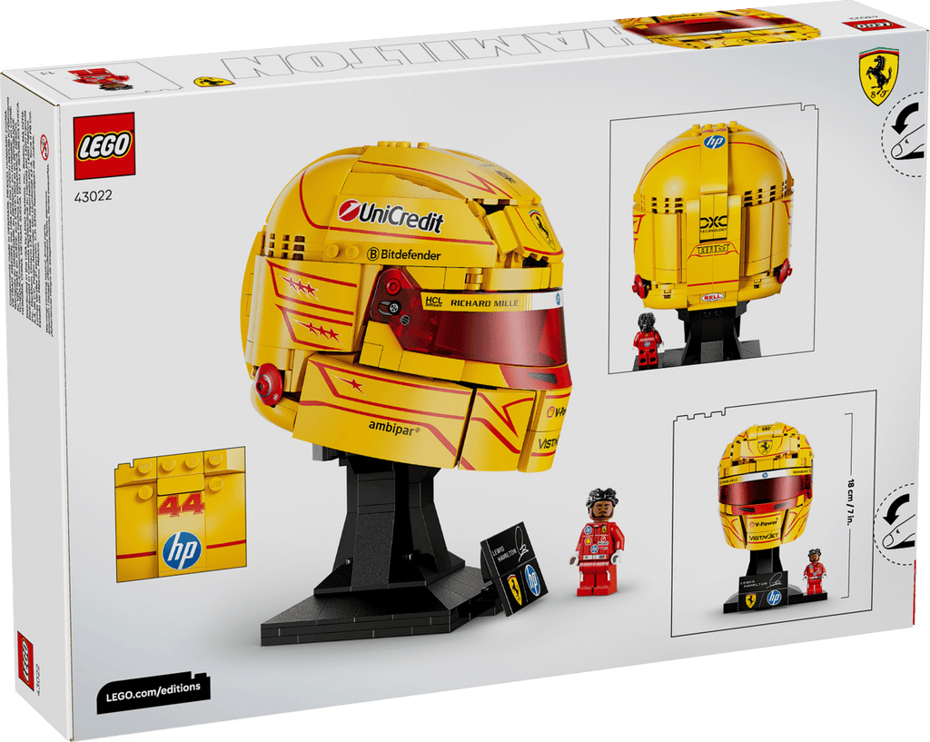 LEGO: Scuderia Ferrari HP Lewis Hamilton Helmet