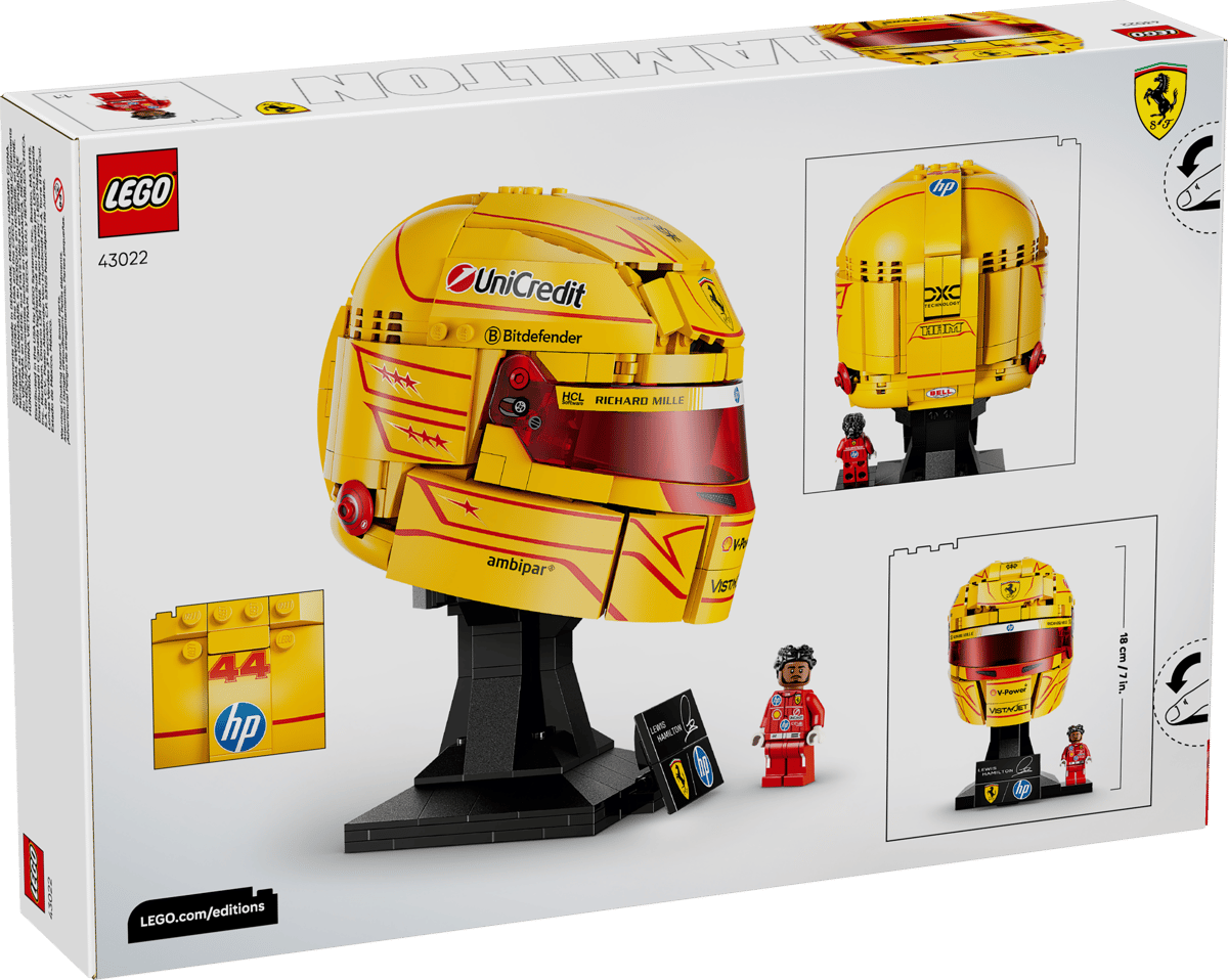 LEGO: Scuderia Ferrari HP Lewis Hamilton Helmet