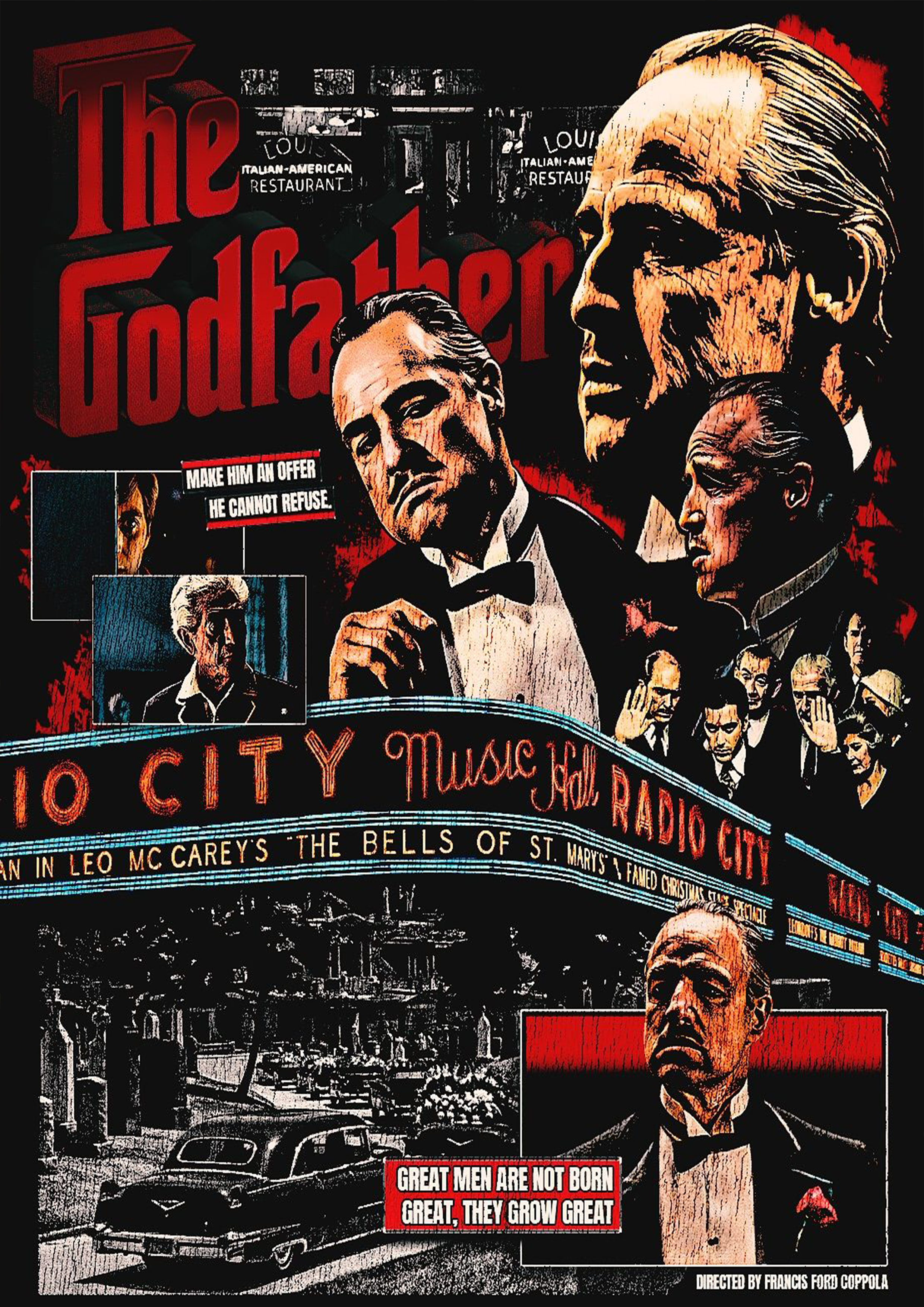 The Godfather "Don Corleone" Legacy Wall Poster - A4 - Matte Print