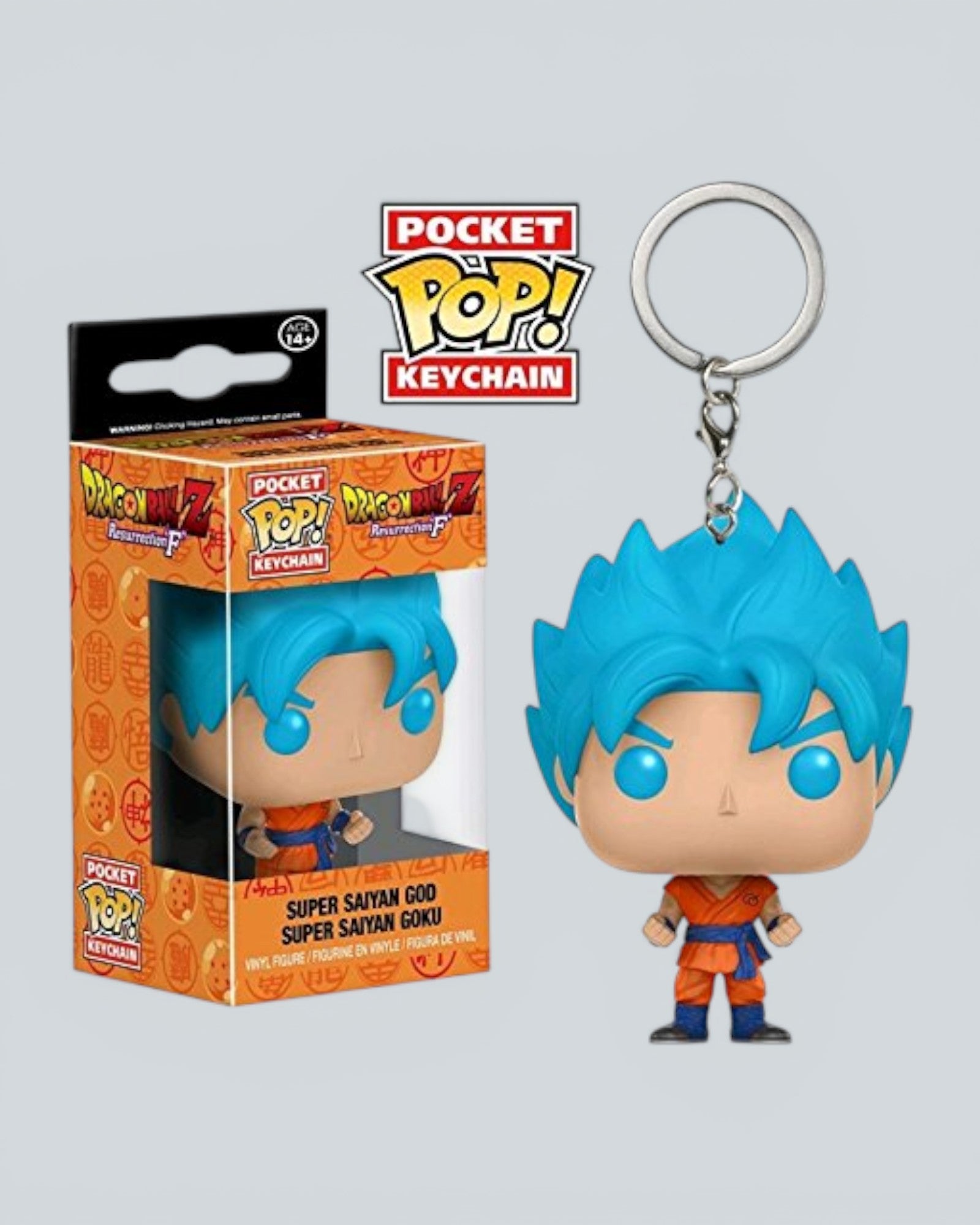 Dragon Ball Super Saiyan Blue Goku Pocket Pop! Keychain
