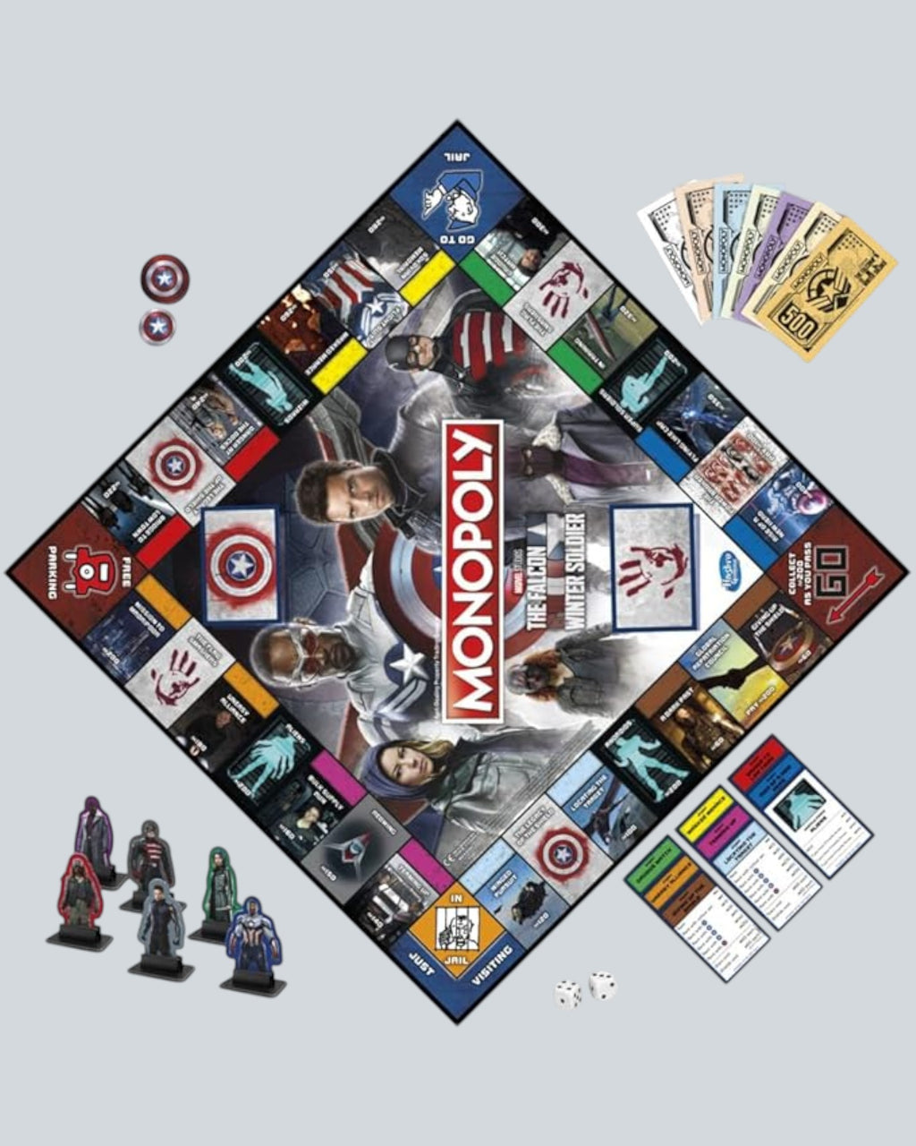 Monopoly: Marvel Studios The Falcon And The Winter Soldier Edition Board Game