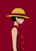 One Piece Monkey D. Luffy "Straw Hat" Wall Poster - A3 - Matte Print