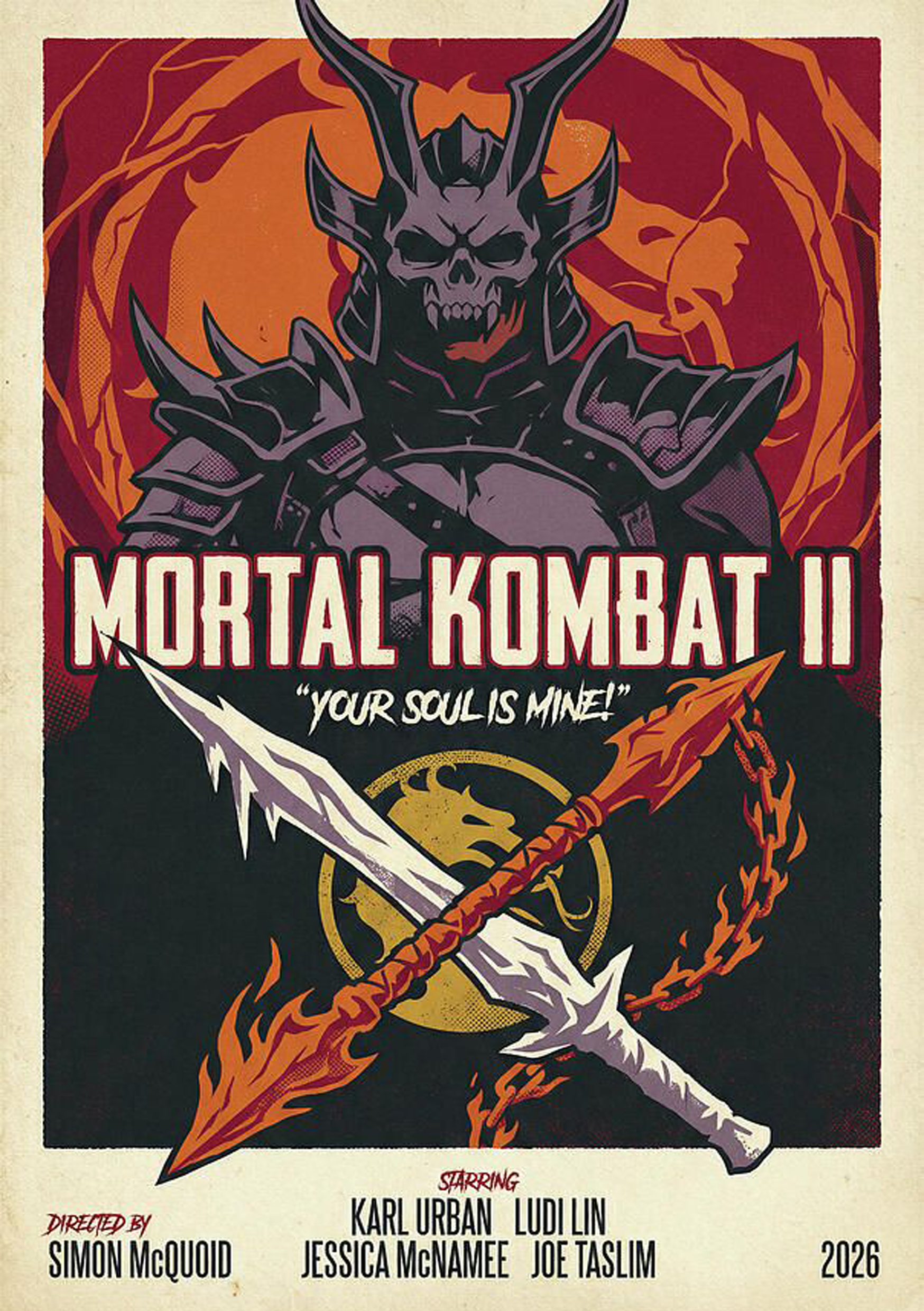 Mortal Kombat II - Wall Poster - A5 - Matte Print
