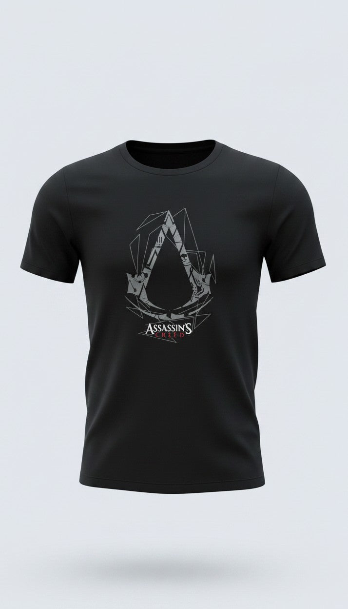 Official Ubisoft Assassin's Creed Logo Graphic Black T-Shirt