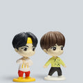 BTS Pop-Star Collectible Mini Figure - Set of 2