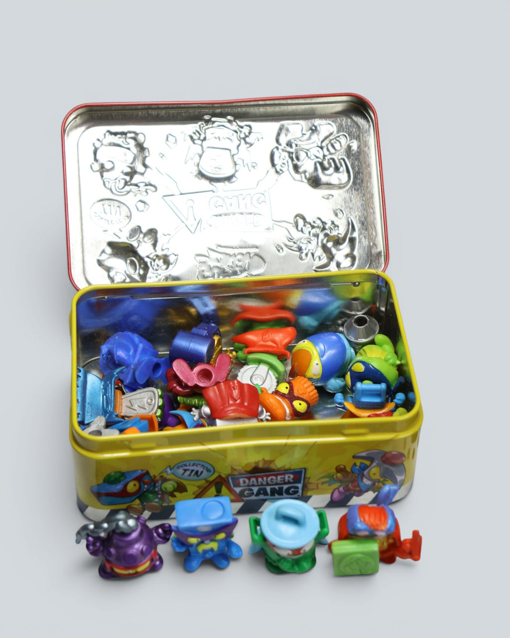 SuperZings "Danger Gang" Collector Tin & Figures Set