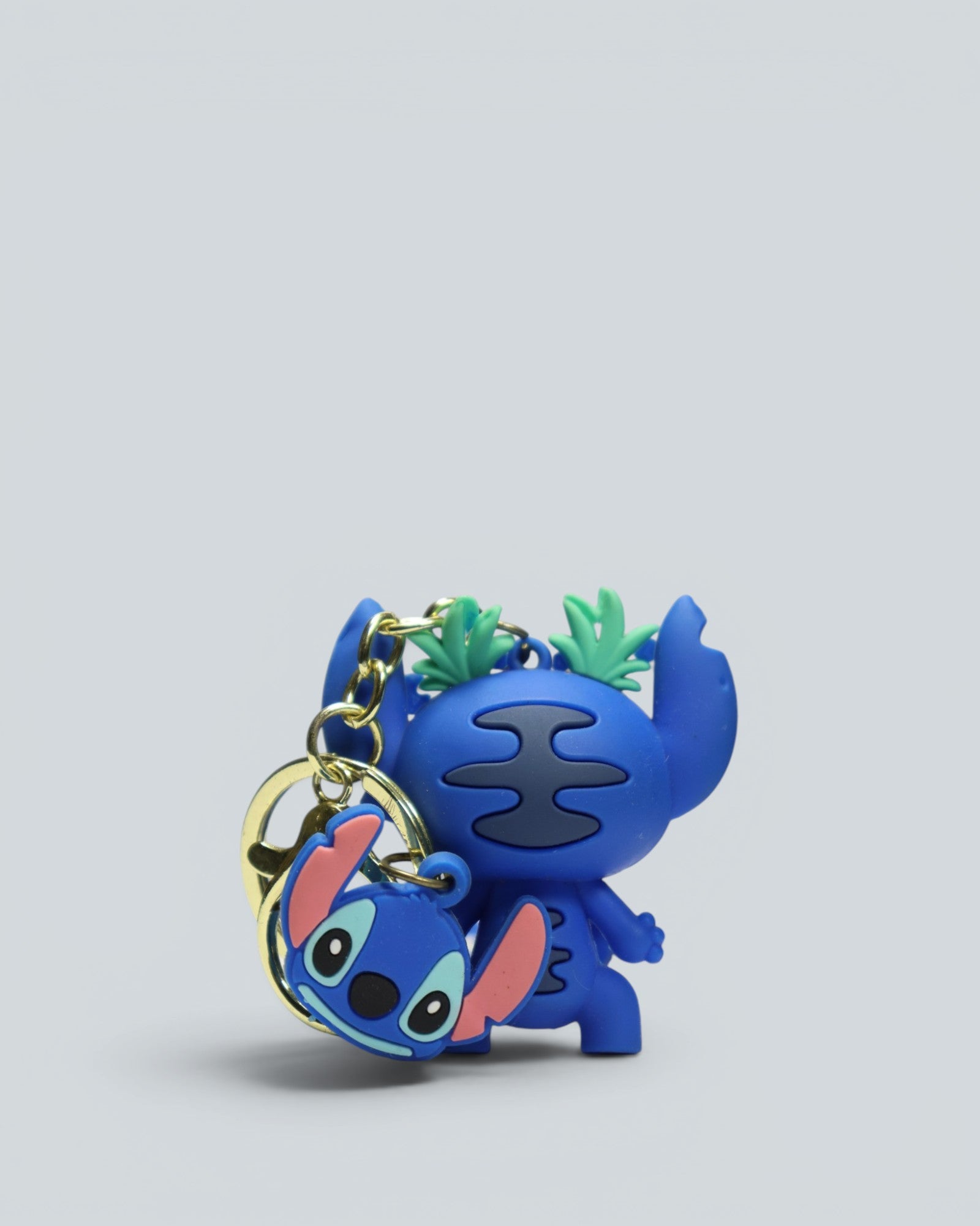 Disney Lilo & Stitch Luau Stitch 3D Rubber Keychain with Strap