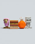 Minecraft Overworld Collectible Mini Figure Bundle – Pack of 4