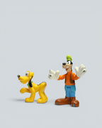 Disney Goofy and Pluto Classic Character Figure Set – 2-Piece Bundle