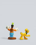 Disney Goofy and Pluto Classic Character Figure Set – 2-Piece Bundle