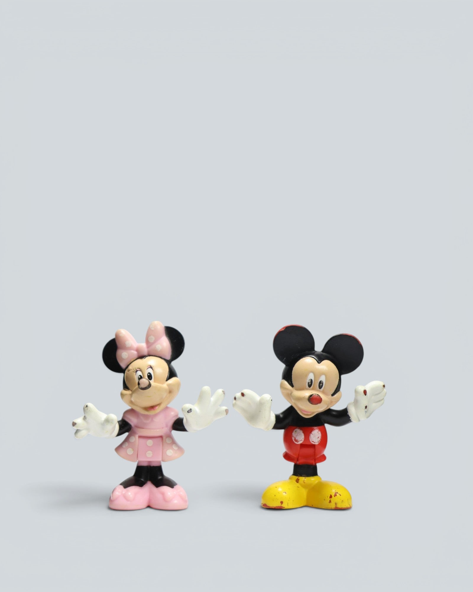 Disney Mickey and Minnie Mouse Classic Character Figure Set – 2-Piece Bundle