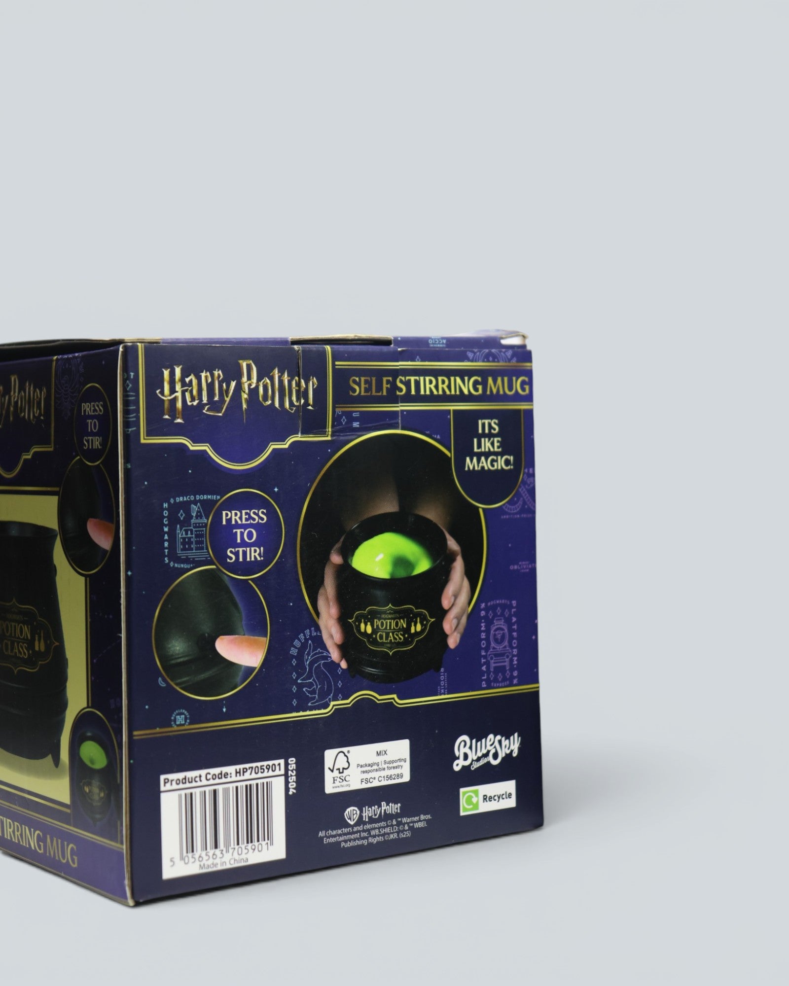 Harry Potter Cauldron Self-Stirring Mug – Hogwarts Potion Class 330ml