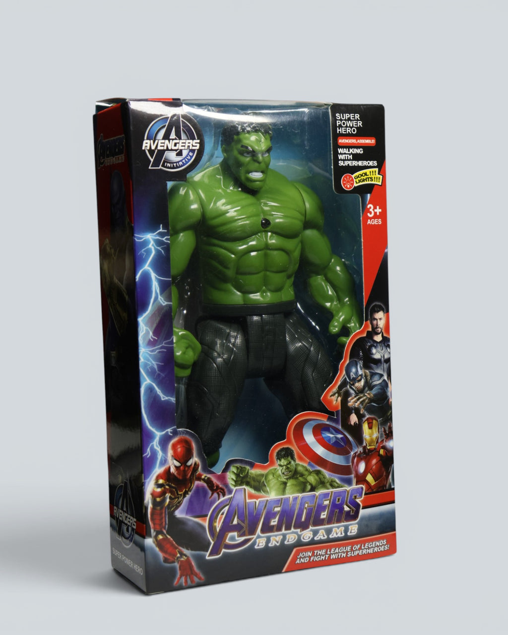 Marvel Avengers Endgame Hulk Toy Action Figure with Lights