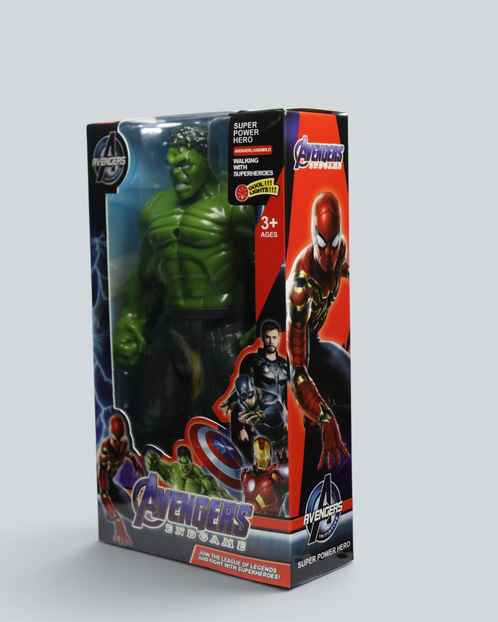 Marvel Avengers Endgame Hulk Toy Action Figure with Lights