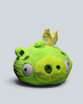 Angry Birds King Pig Smooth Green Plush Toy