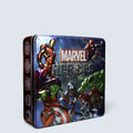 Marvel Heroes Collector Tin & Massive Connectable Coin / Token Set