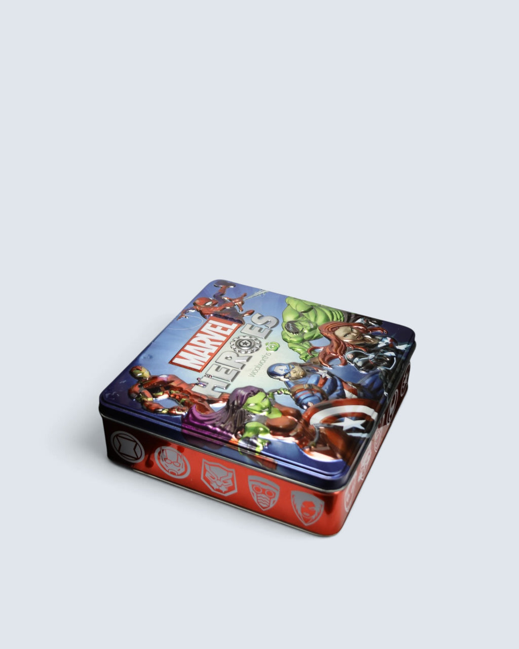 Marvel Heroes Collector Tin & Massive Connectable Coin / Token Set