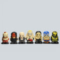 WWE Ooshies Collectible Figure Set – 7-Piece Bundle