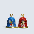 Disney Donald Duck & Minnie Mouse Christmas Decorative Bells (2-Piece Set)
