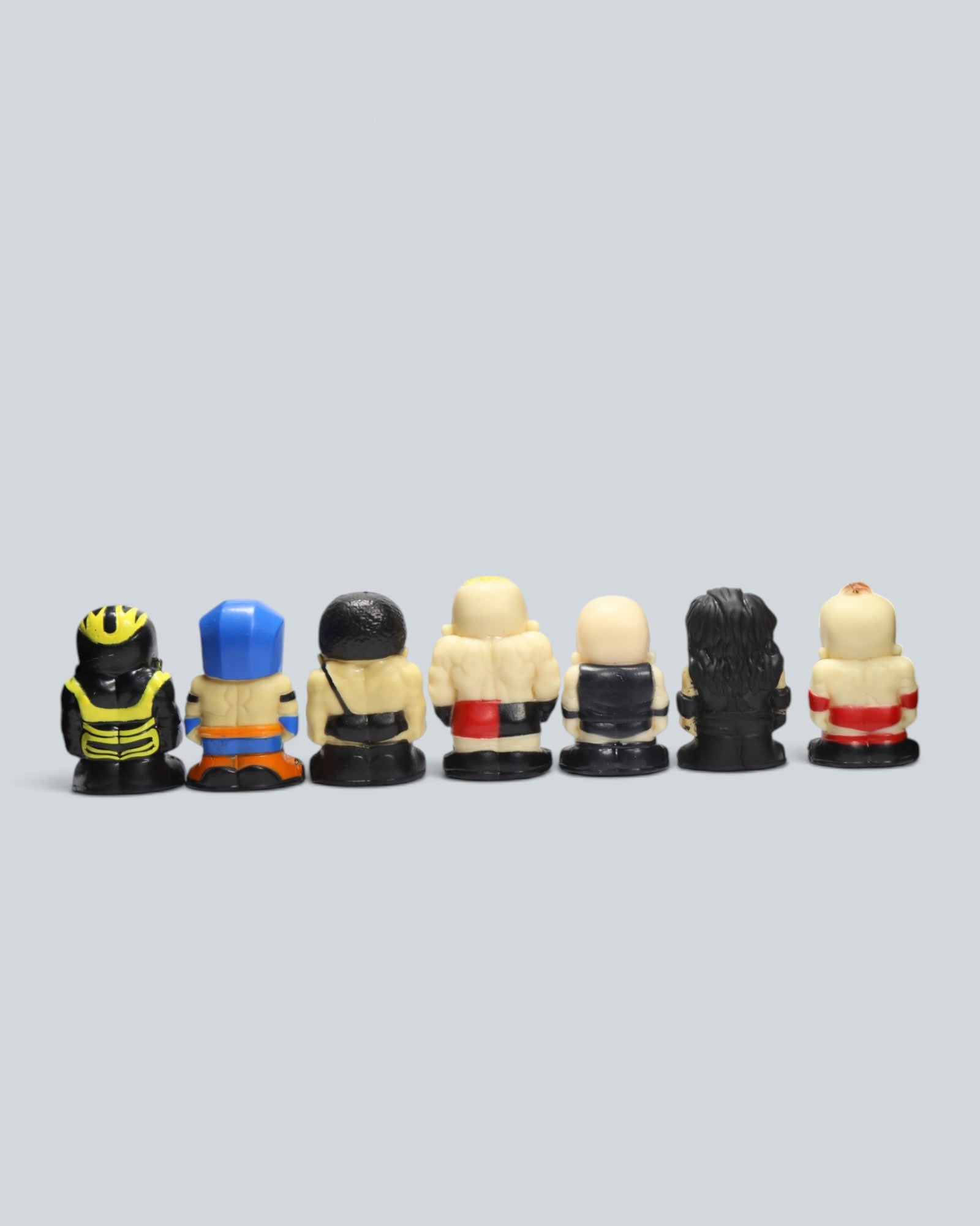 WWE Ooshies Collectible Figure Set – 7-Piece Bundle