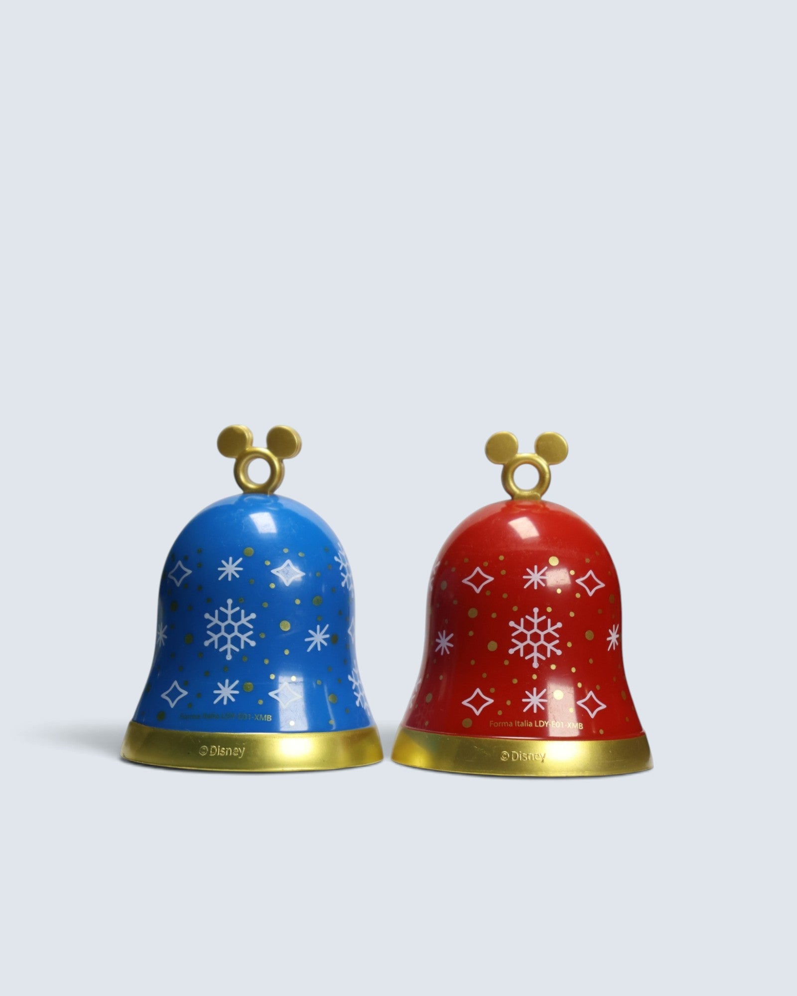 Disney Donald Duck & Minnie Mouse Christmas Decorative Bells (2-Piece Set)