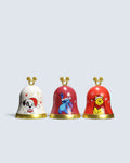 Disney 101 Dalmatians, Stitch & Winnie the Pooh Christmas Decorative Bells (3-Piece Set)