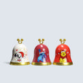 Disney 101 Dalmatians, Stitch & Winnie the Pooh Christmas Decorative Bells (3-Piece Set)