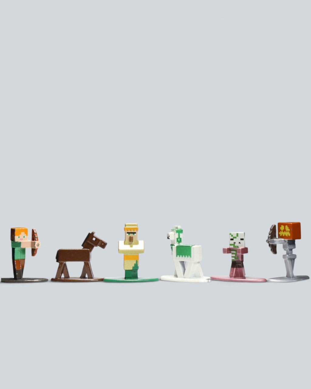 Minecraft: Official Mojang Metal Figures Collectible – 6-Piece Pack