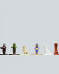 Minecraft: Official Mojang Metal Figures Collectible – 6-Piece Pack