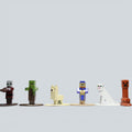 Minecraft: Official Mojang Metal Figures Collectible – 6-Piece Pack
