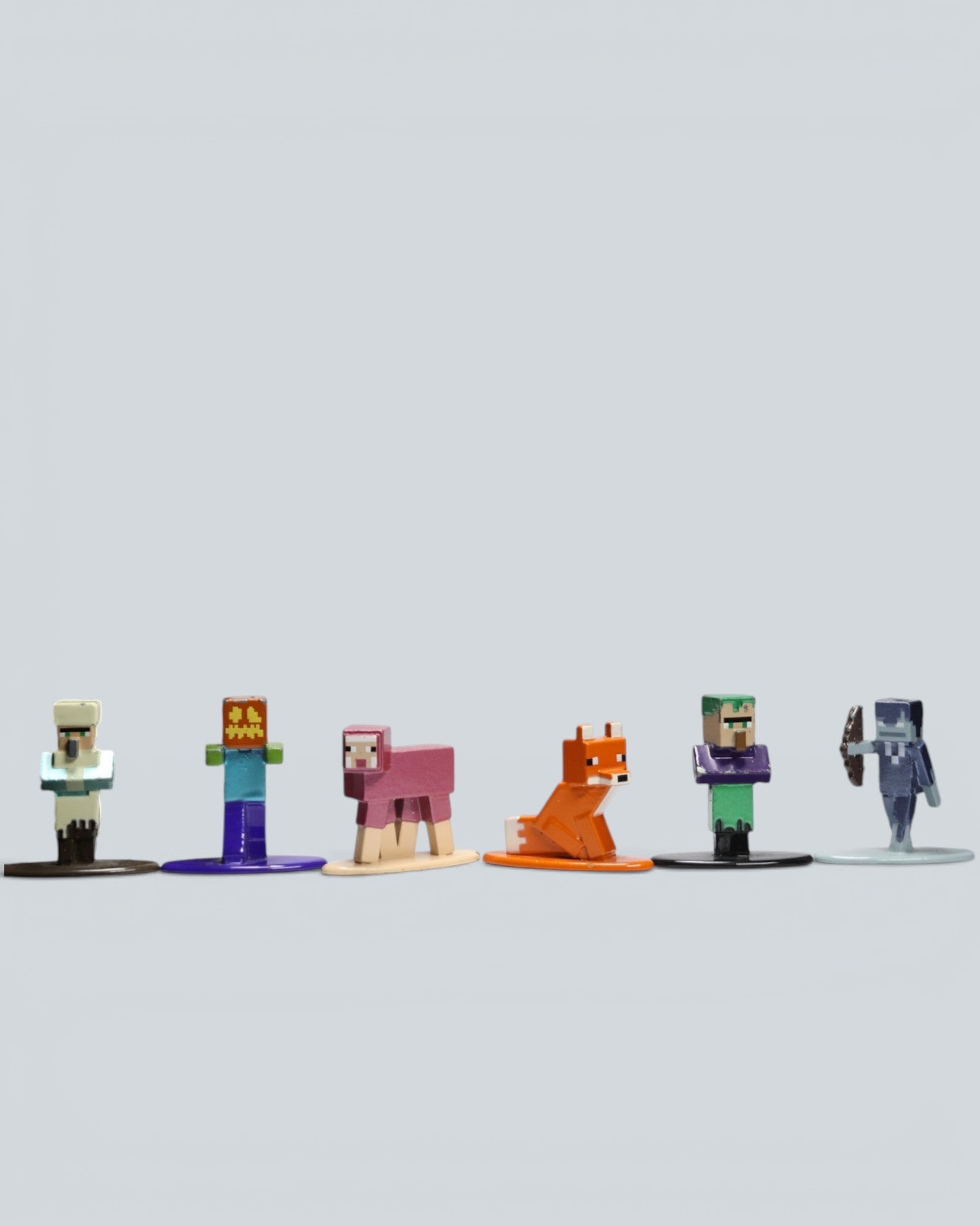 Minecraft: Official Mojang Metal Figures Collectible – 6-Piece Pack