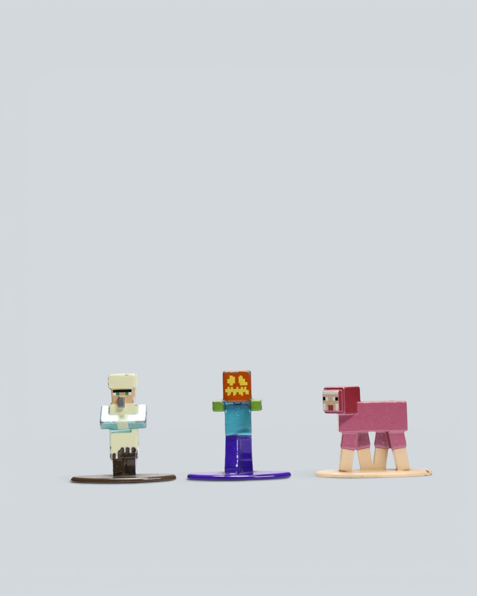 Minecraft: Official Mojang Metal Figures Collectible – 6-Piece Pack