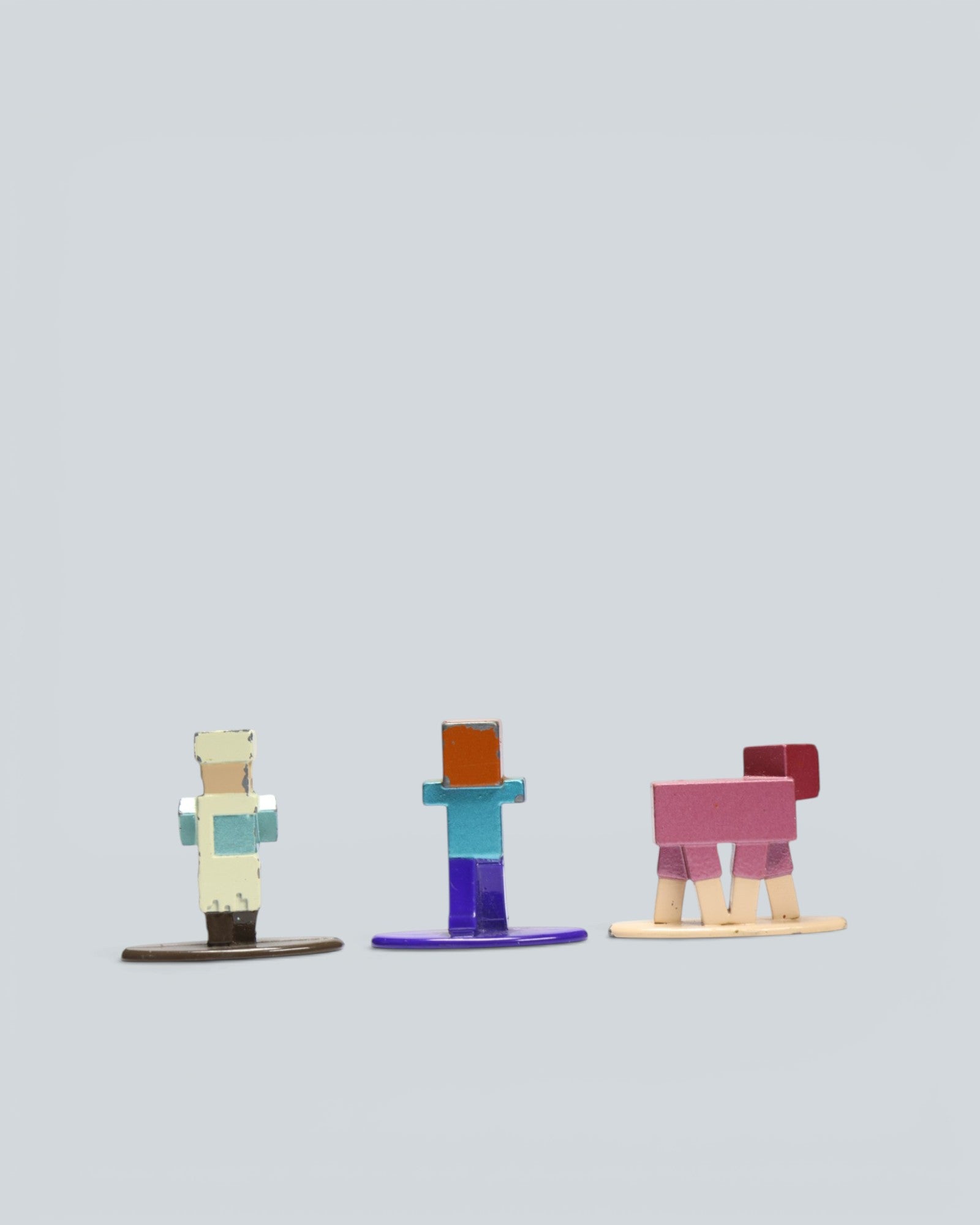Minecraft: Official Mojang Metal Figures Collectible – 6-Piece Pack
