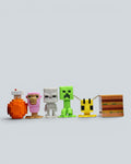 Minecraft Figure Collectible Toy Set - 6-Piece Gaming Desk Display Set