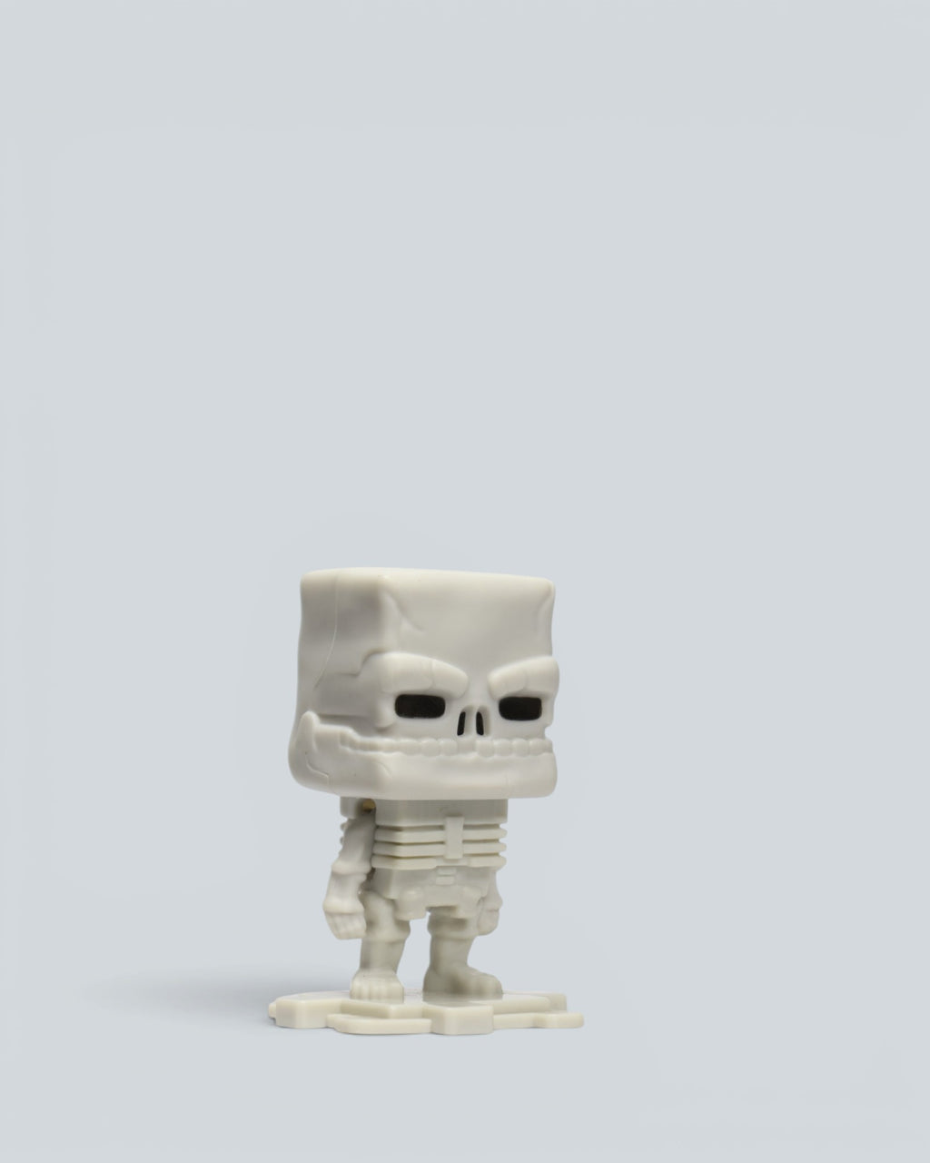 Minecraft Skeleton Mini Figure Collectible - Gaming Desk Display Toy