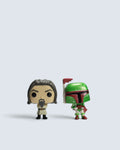 Star Wars: Qui-Gon Jinn & Boba Fett Mini FunkoPop Bundle of 2
